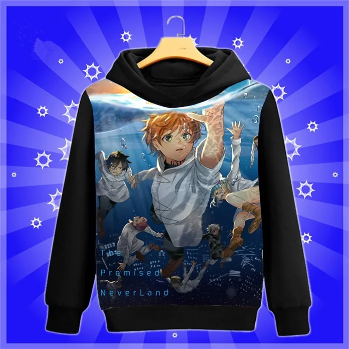 Аниме-Толстовка Manga The Promised Neverland Yakusoku no Neverland Norman cosplay Sweatshirt весна-осень мужские и женские пуловеры пальто - Цвет: 21