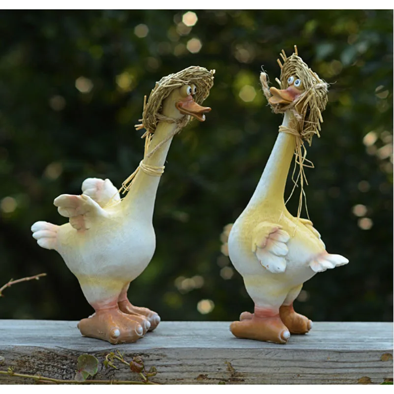 

Ceramic Duck Outdoor Animal Statue Decor Garden Decoration For Lawn and Yard