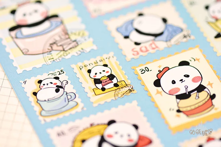 22 шт/1 лист Креативная печать стиль ПВХ водонепроницаемый Kawaii стикер японский мультфильм животное DIY милый стикер этикетка s Скрапбукинг