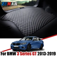 leather car trunk mat cargo liner tray boot cover pad for bmw f34 3 series gt gran turismo decoration accessories gt3 2013 2019