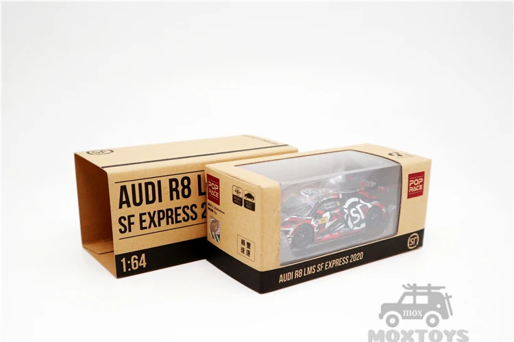 

POP RACE 1:64 R8 LMS SF Express 2020 Diecast Model Car