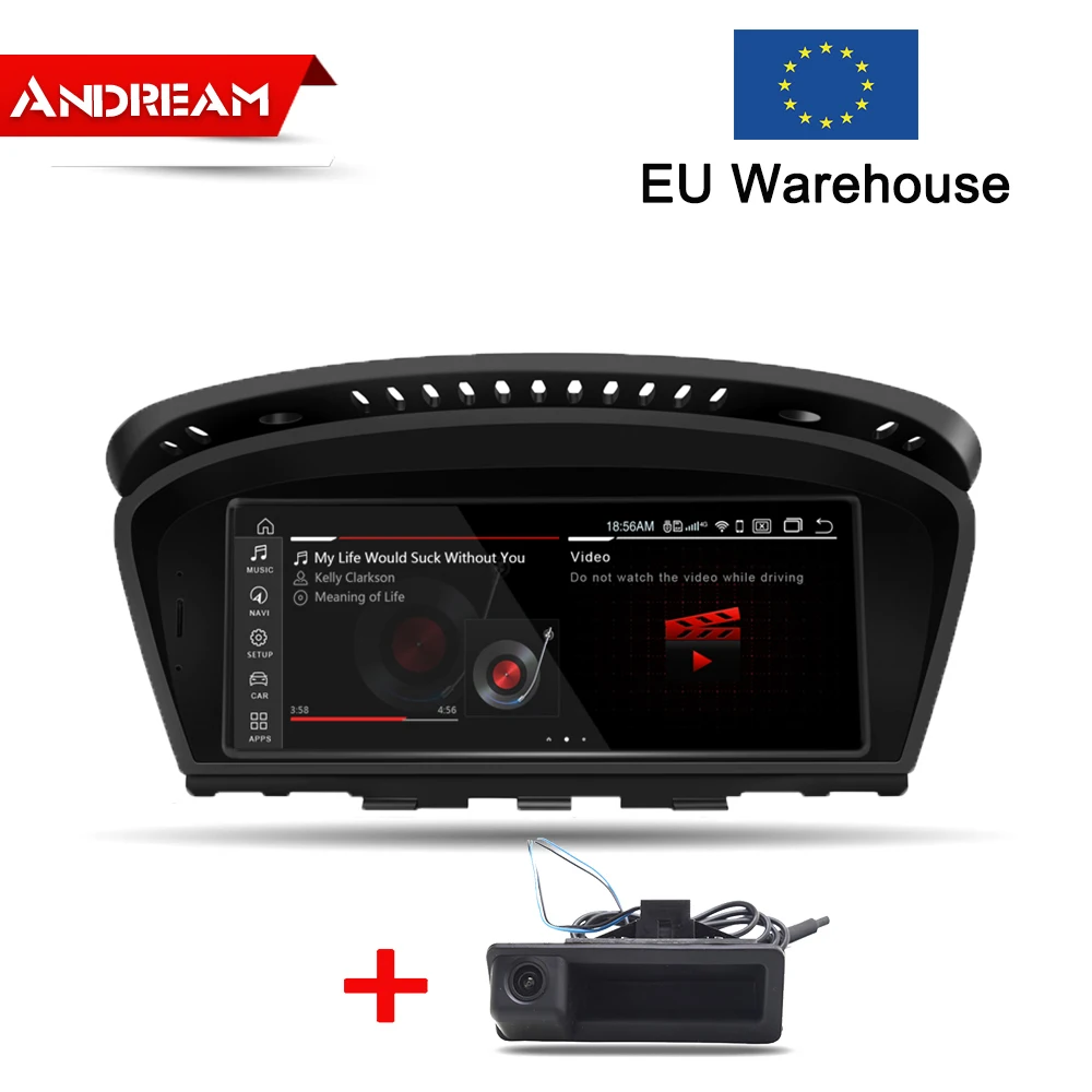 8.8&quotQualcomm Eigh-Core 4G LET Android 9 Car Multimedia for BMW Series 3 E60 E61 E90 E91 M3 2006-2012 Bluetooth gps navigation |