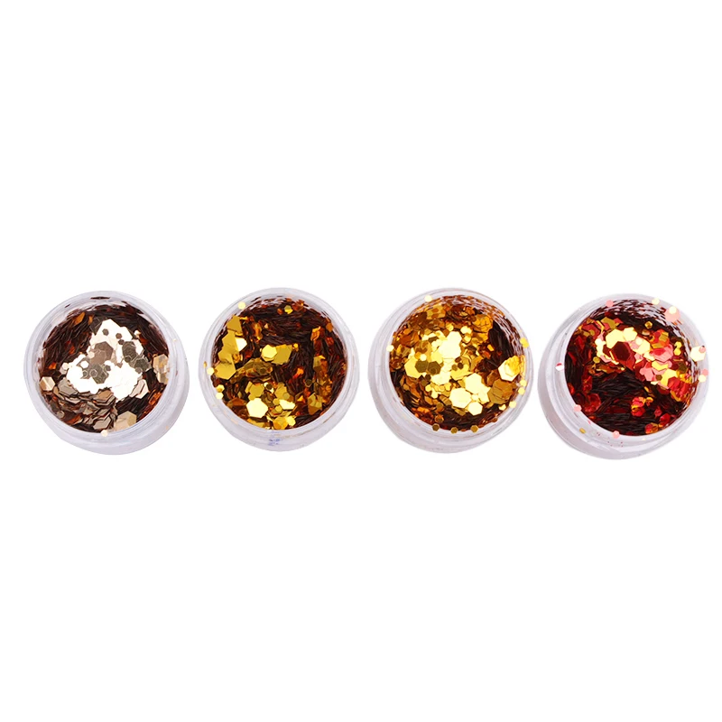 

Gold Glitter Sequin Christmas Theme Embellishment Festive Crafts Decor For UV Resin Pigment Jewelry Tools