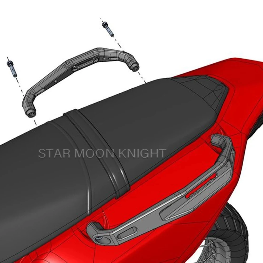Для YAMAHA tenere700 TENERE 700 T7 T700 XT700Z XT Z 2020 2021 мотоциклетные пассажирские задние Захваты