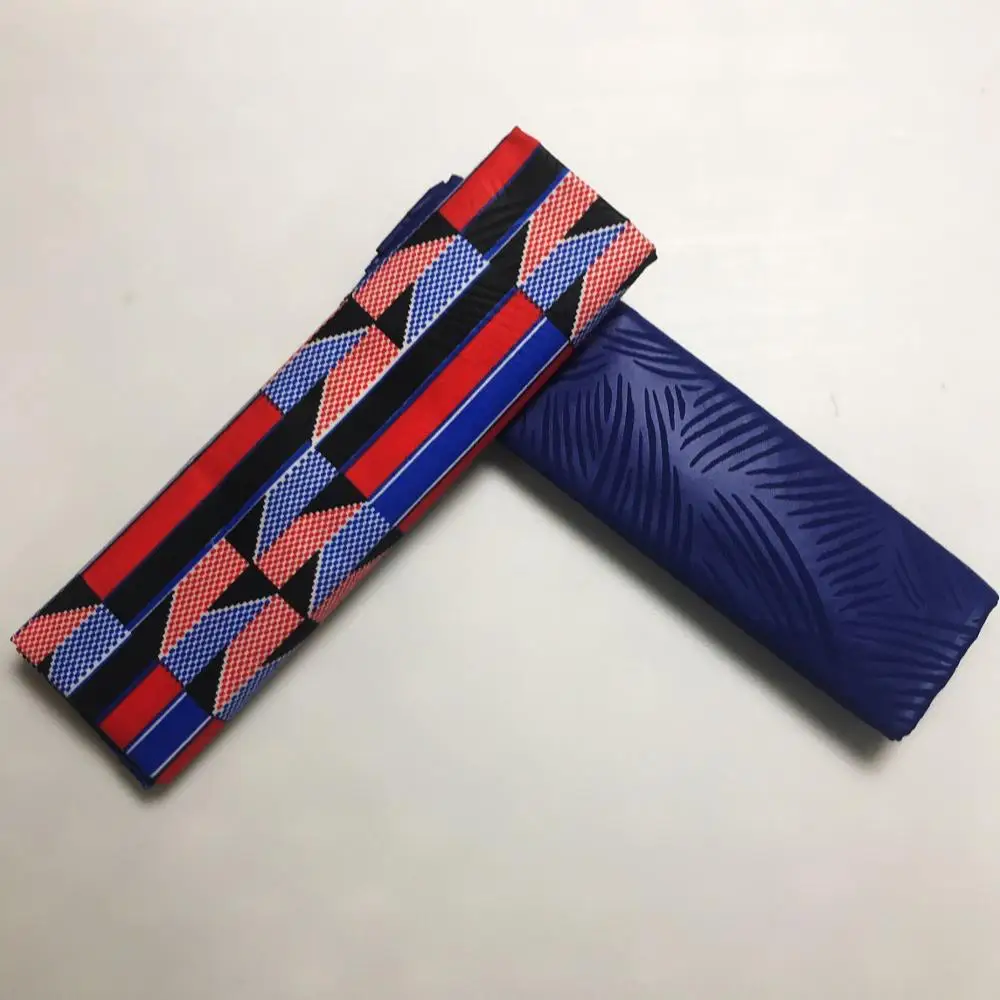 2019 2 + ярдов Chitenge Ankara ткань нигерийский Полиэстер Гана кэнте воск африканская Kitenge