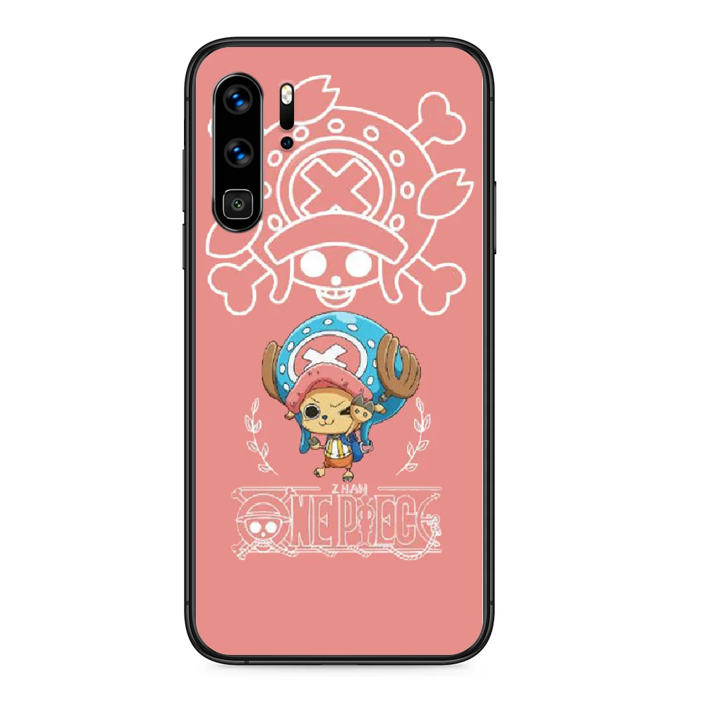 Цельный чехол для телефона Тони Чоппер Huawei P 9 Smart 10 20 30 40 8 Lite Mini Z 2019 Pro черный из ТПУ
