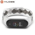 Ремешок для браслета Mi Band 3, аксессуары для браслета Xiaomi mi Band 4, силиконовые цветные наручные часы Correa, ремешок для Mi band 4, 3 pulsera