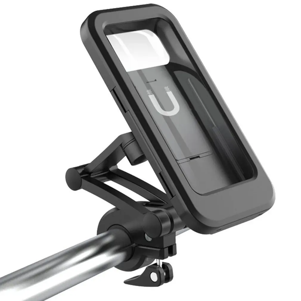 adjustable waterproof bicycle phone holder universal bike motorcycle handlebar case cell phone support mount bracket bag free global shipping