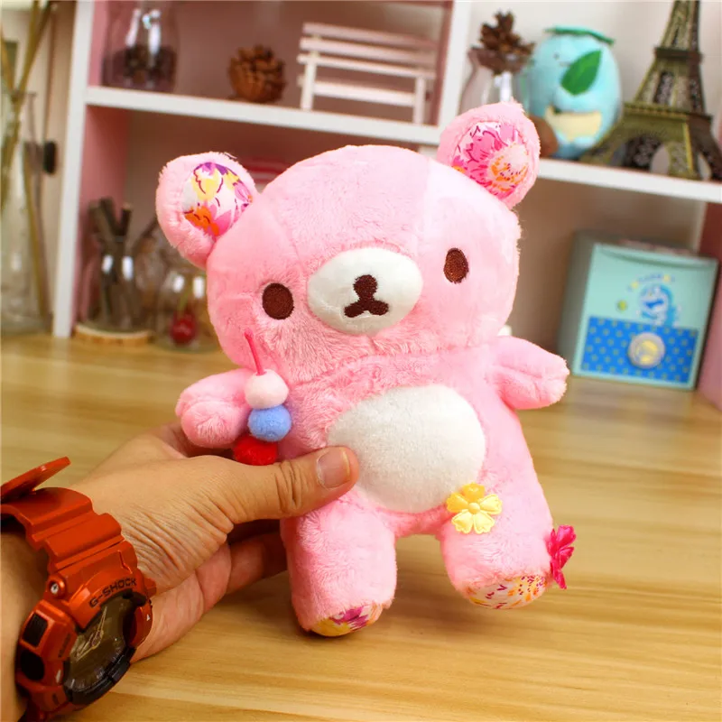 Мишка плюшевая японская Сакура мишка розовая 10 дюймов мягкая кукла животное