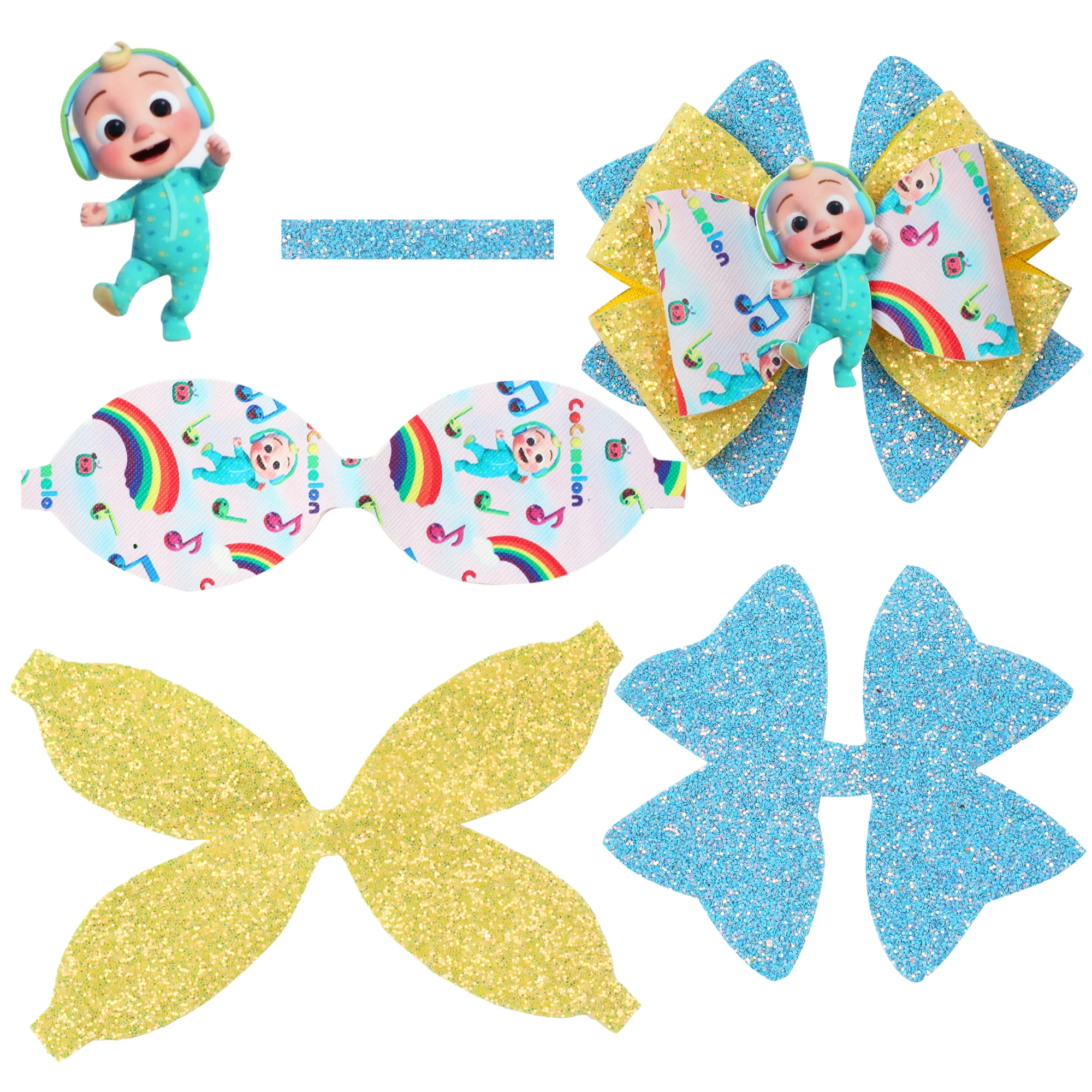 Рождественский Набор для изготовления бантов из синтетической кожи собак сделай