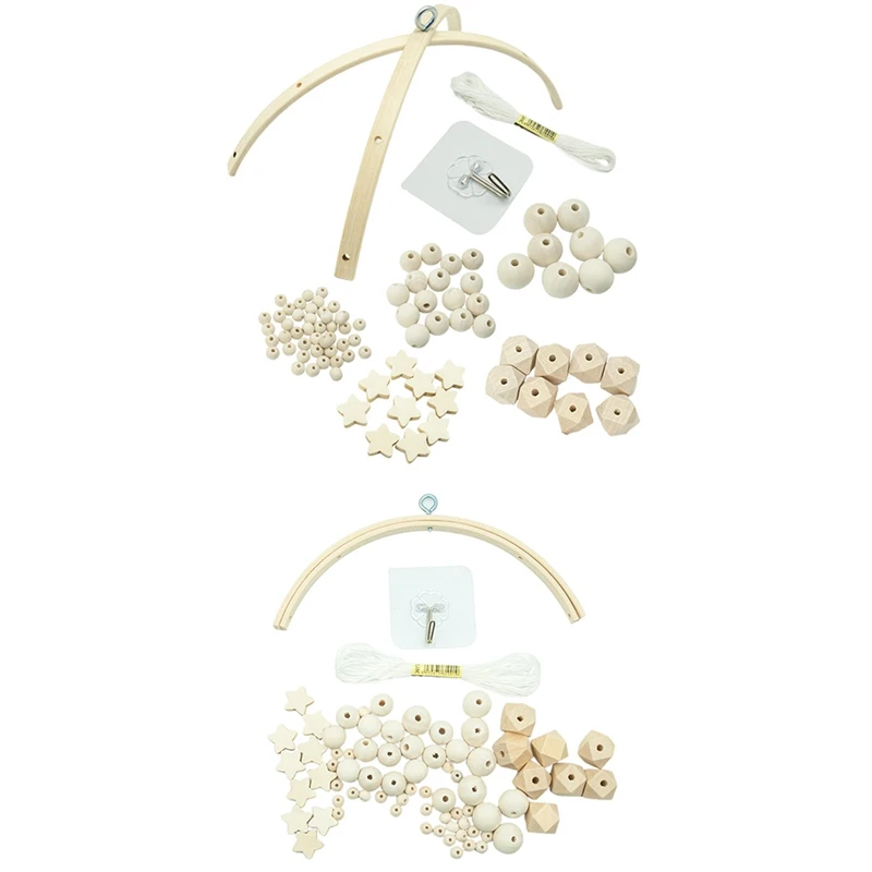 

DIY колокольчиков Аксессуары Набор для изготовления детская кроватка Мобильная Музыкальная подвеска, детская кроватка кровать из дерева Мо...