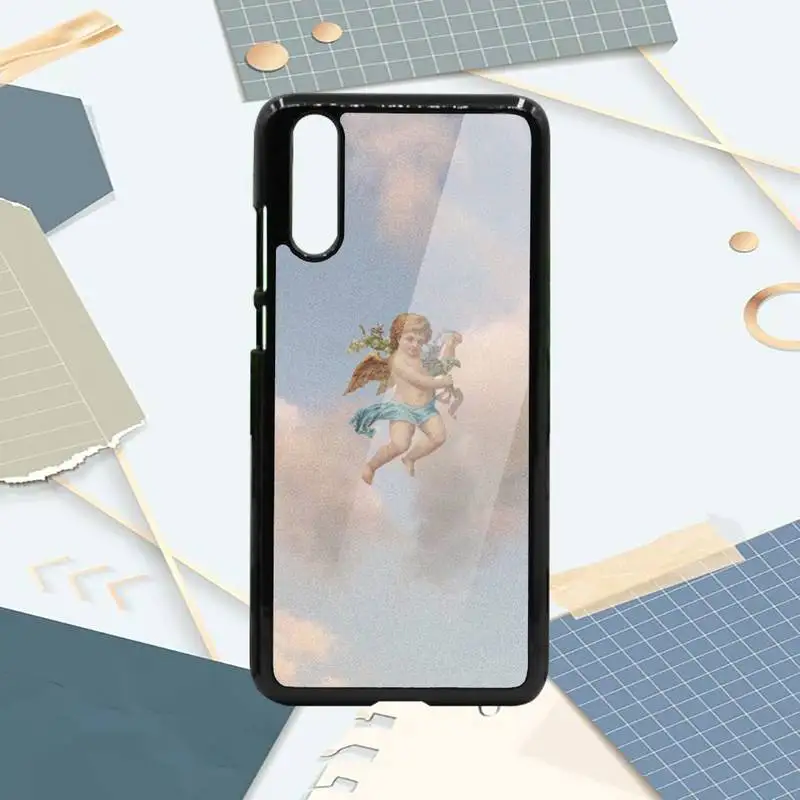 

Renaissance cuet retro angel Phone Case PC For Samsung galaxy S note 8 9 20 10 e lite2019 plus pro ultra