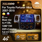 Автомагнитола TIEBRO, 2DIN, Android 10, с сенсорным экраном, Bluetooth, для Toyota Fortuner Hilux 2007-2015