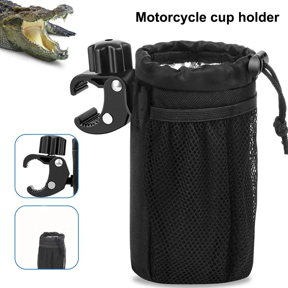 

Universal Stroller Cup Holder Oxford Stroller Organizer Adjustable Clip Keep Cold&Warm for Motorcycle Scooter ATV/UTV Walker