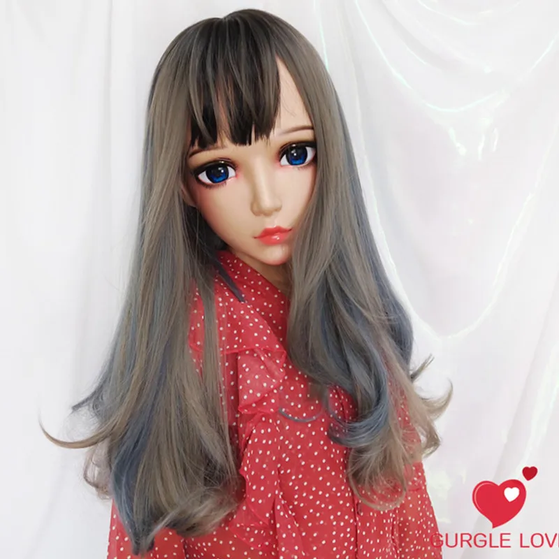 

(G-Love 03) Female Resin Silica Dance Party Masks Halloween BJD Girl Doll Crossdresser Japan Kigurumi Anime Cosplay Mask