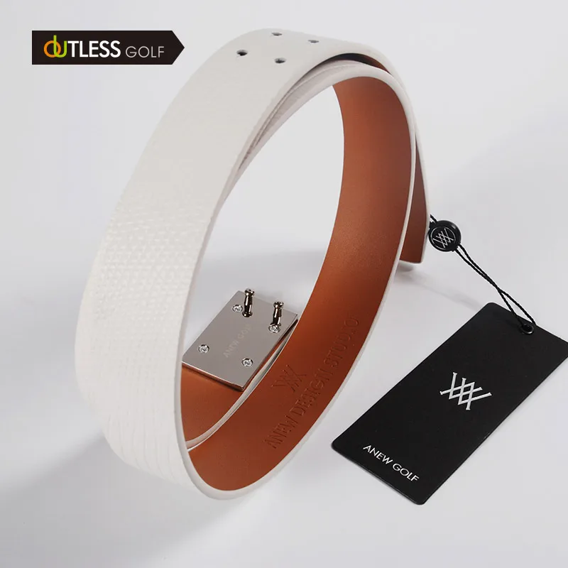 Ремень для гольфа мужчин и женщин рельефный ремень из воловьей кожи | Спорт
