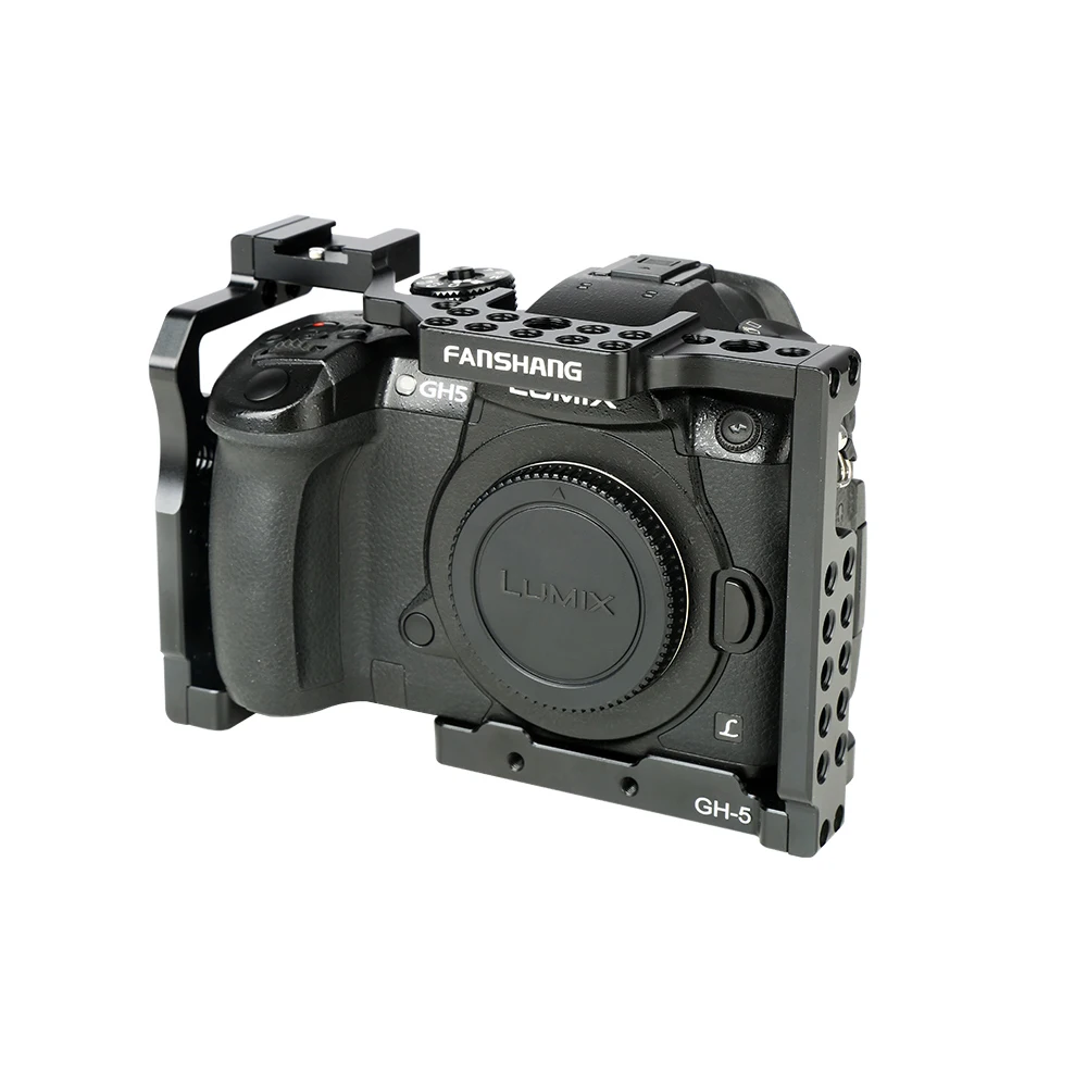 Защитный чехол клетка для камеры Viltrox с винтовой ручкой 1/4 дюйма 3/8 Panasonic GH5