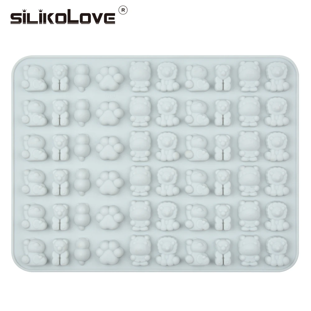 Силиконовая 3d форма SILIKOLOVE для шоколада медведь желе конфет Формы тортов  | Формы для тортов -4000589701363