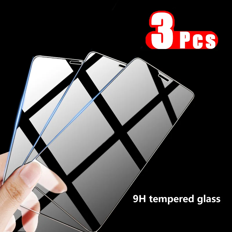 3 шт. закаленное стекло для iPhone 12 Mini Pro Max Защита экрана Мини защитное защитная