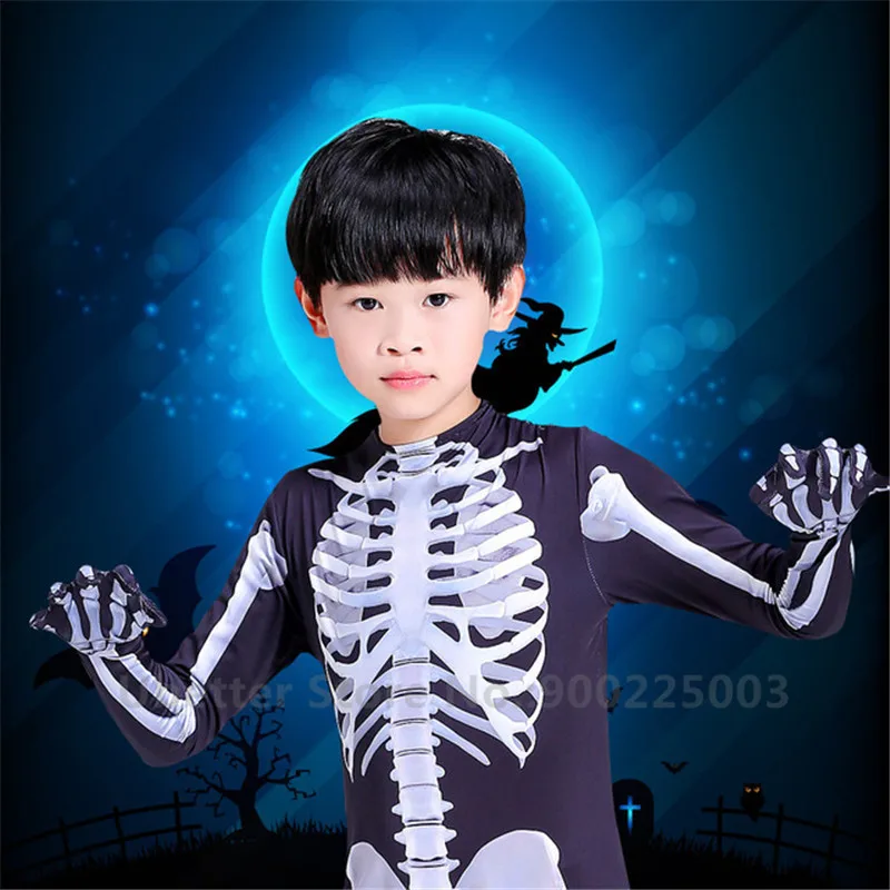 

Halloween Costumes For Women Men Skull Skeleton Demon Ghost Cosplay Costumes Adult Kids Carnival Masquerade Jumpsuits Mask C158