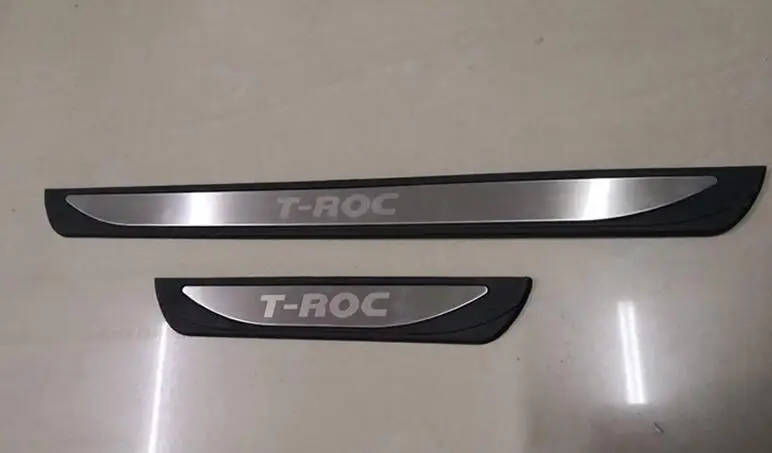 

Авто Накладка, порог плиты молотилка для T-ROC, авто аксессуары, 4 шт./компл..