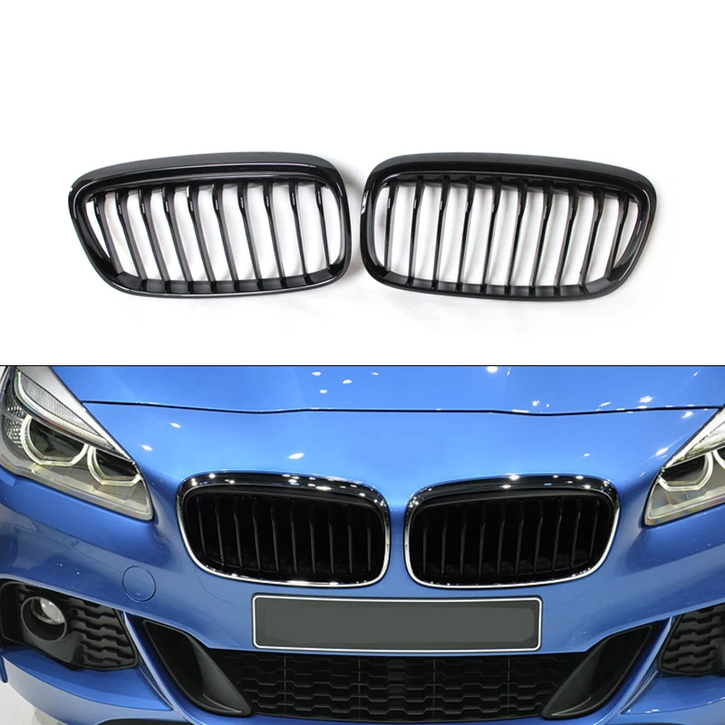 Глянцевый черный капюшон решетка ABS для Bmw 2015 2016 F45 Active Tourer и F46 серия Гран 218i 220i 220d