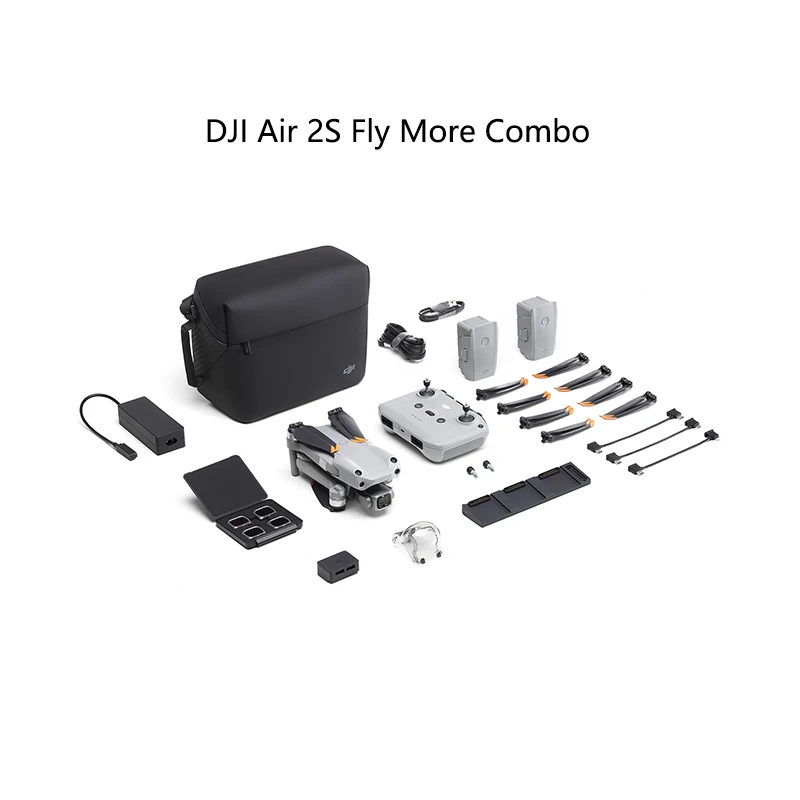 DJI Air 2S Fly More Combo с 1-дюймовым CMOS-датчиком большими пикселями 2 4 мкм видео 5 K 1080p