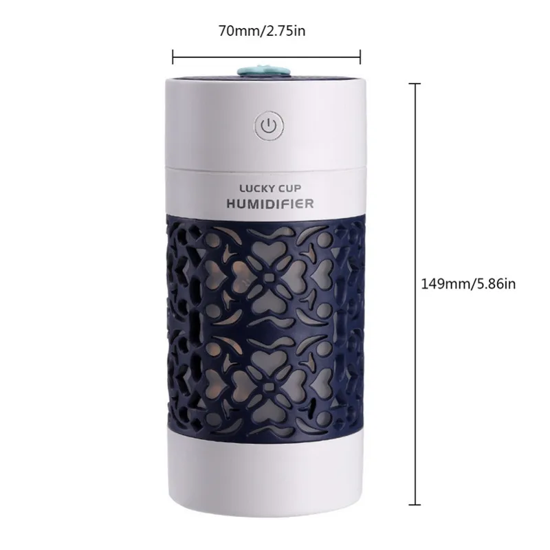 

Mini Air Humidifier Essential Oil Diffuser With Color Night Lights Electric Aromatherapy USB Humidifier Car Aroma Diffuser