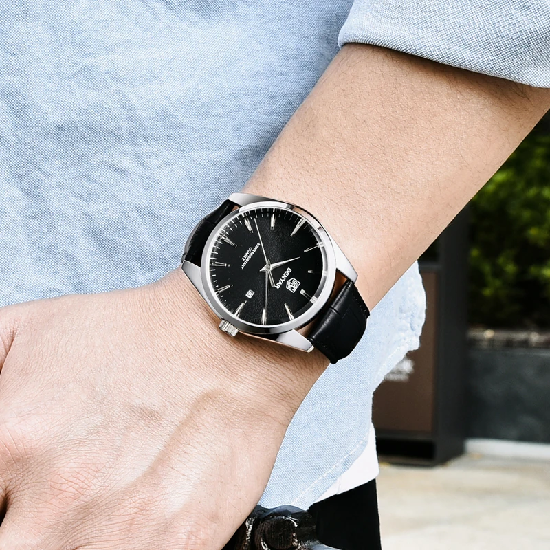 

Relogio Masculino BENYAR Brand Luxury Business Quartz Wrist Watches Men Fashion Waterproof Calendar Clock Man Reloj Hombre 2020