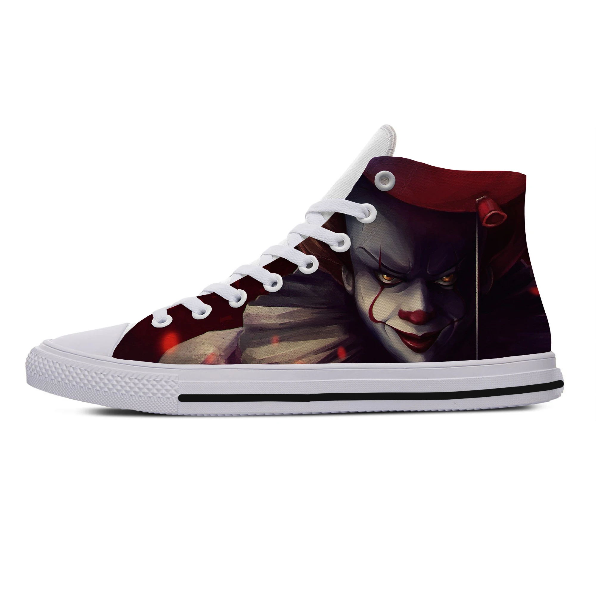 Clown 3 Лидер продаж; Новинка; обувь с изображением фильма «IT Pennywise»; обувь с изображением клоуна Стивен Кинга; модель 1990 года; удобная легкая дышащая парусиновая обувь - Цвет: Clown 3