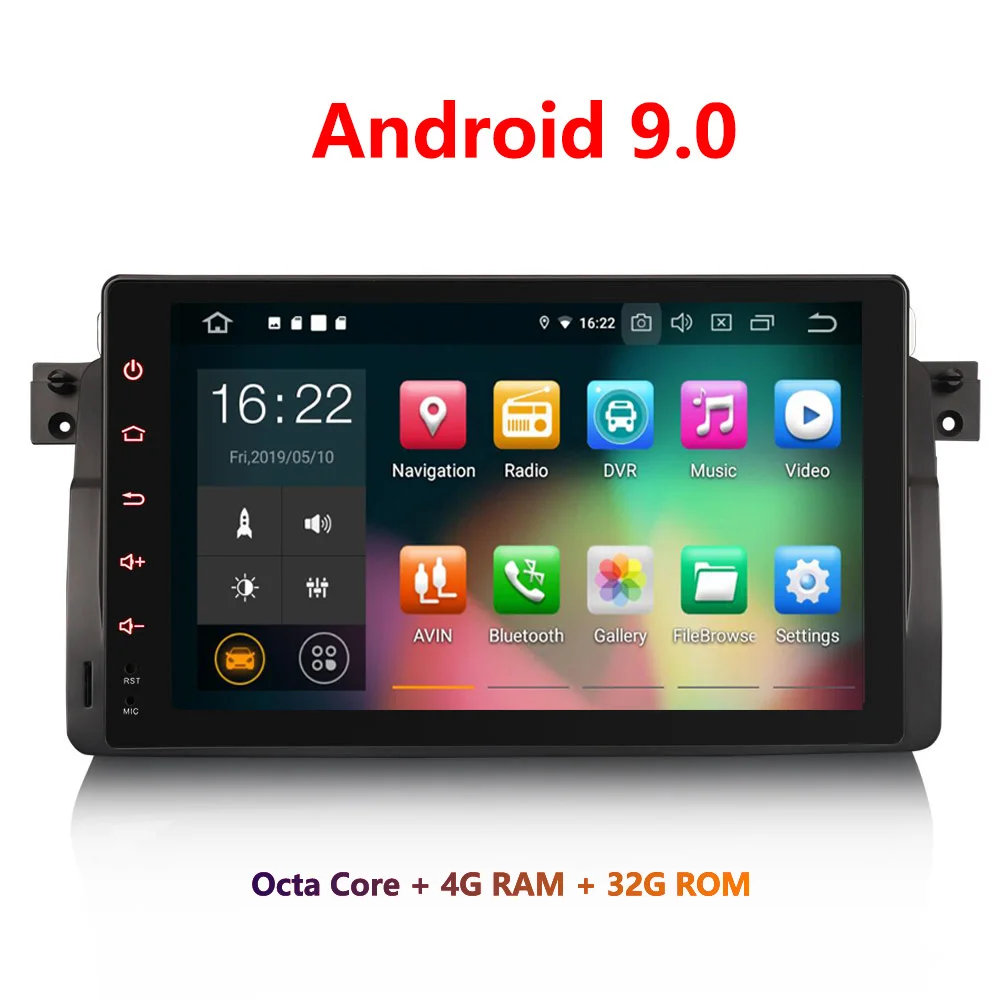 Erisin ES7903B 9 дюймов Android 0 Восьмиядерный 4 Гб RAM автомобильный мультимедийный плеер