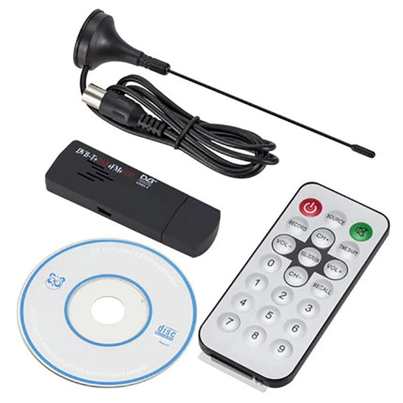 

R820T + RTL2832U USB 2,0 DVB-T SDR FM DAB ТВ тюнер приемник для ПК ноутбука