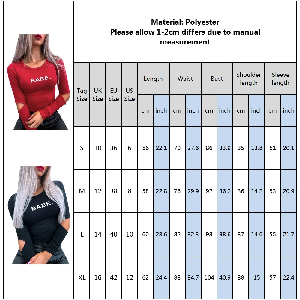 

BABE Letter Print Women Blouse Spring Fall Korean Chic Loose Thin Long Sleeve Tops Sexy O-Neck Solid Knitted Tee Shirts New D25