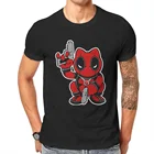 Аниме кошка, животное, мультяшная кошка цвет символа Дэдпул, доступные в забавные манэки-нэко  T рубашка для мужчин футболка Летняя футболка для мальчиков