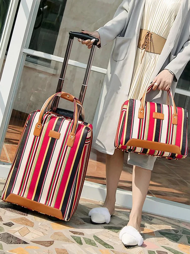 Комплект для багажа на колесиках из ткани Оксфорд 20 дюймов | Багаж и сумки