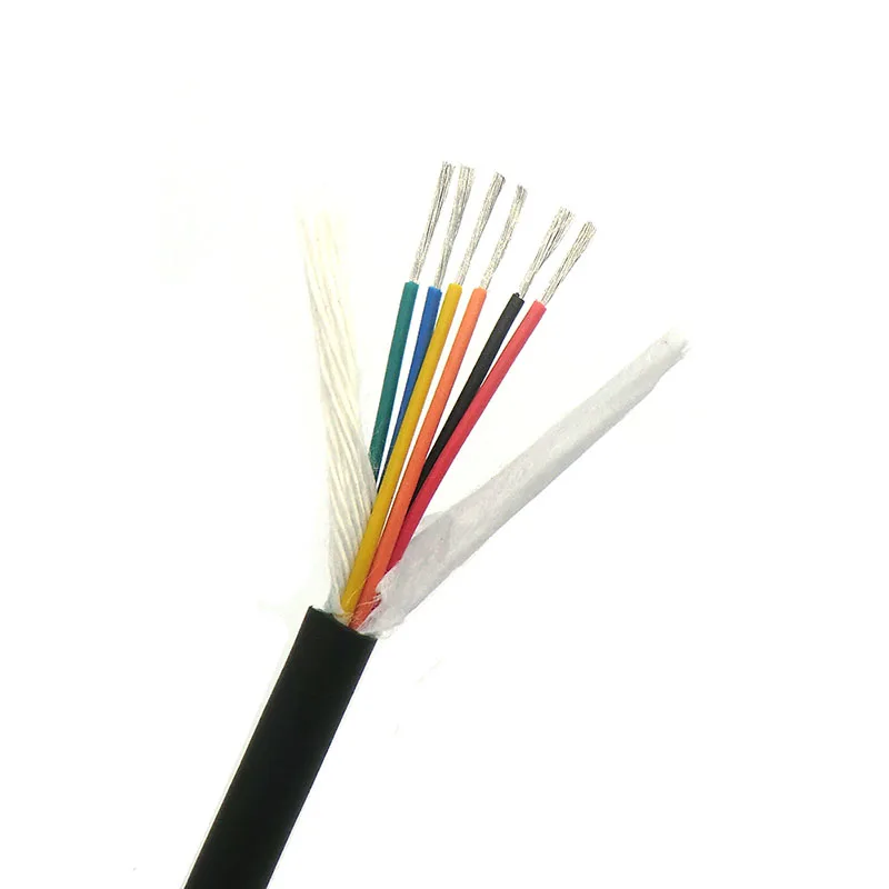 Гибкий управляющий провод 6 ядер 0 14 2 3 мм 26awg 24awg 22awg луженая медь мягче чем кабель