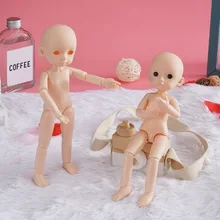 BJD Doll Naked Body and Head DIY Toys 26cm Bjd Doll Without Makeup with Shoes for Girls Toy