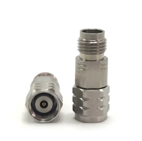 Adaptador de prueba de onda de acero inoxidable, conector macho y hembra de 1,85mm a 1,85mm, DC-67G-2