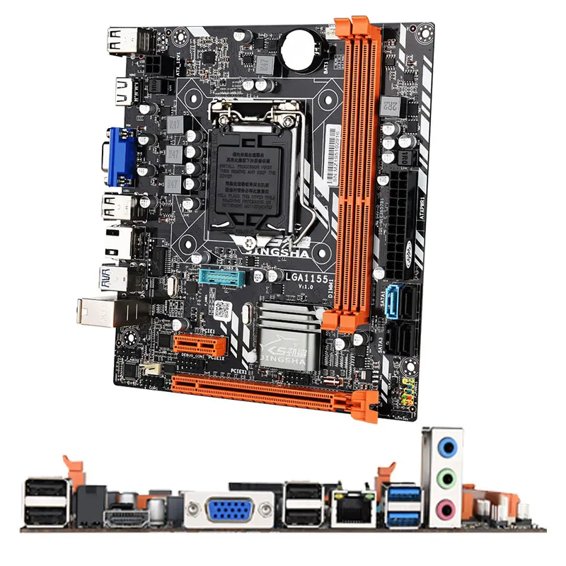Материнская плата LGA 1155 B75M для процессора i3/i5/i7 поддержка ddr3 память до 16 ГБ USB 3 0 SATA