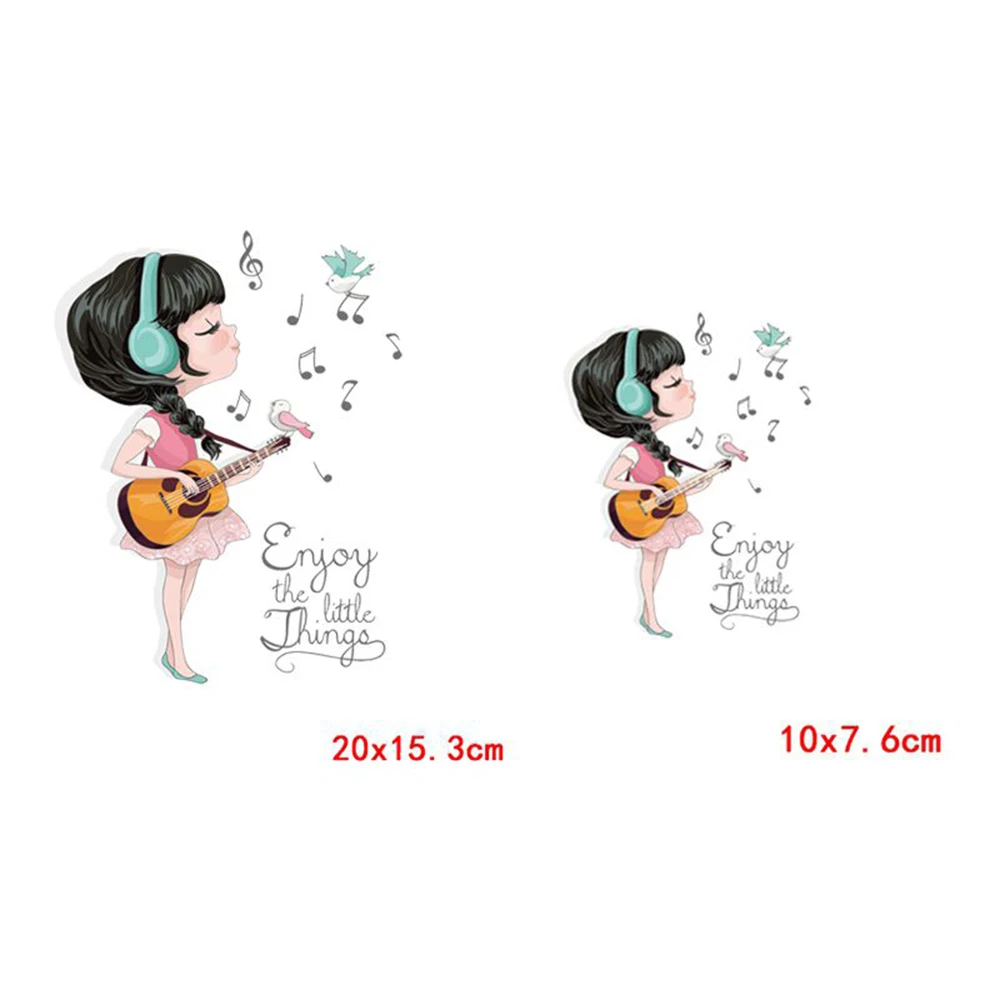 Милые Мультяшные нашивки с животными для девочек наклейка одежды термоклейкая