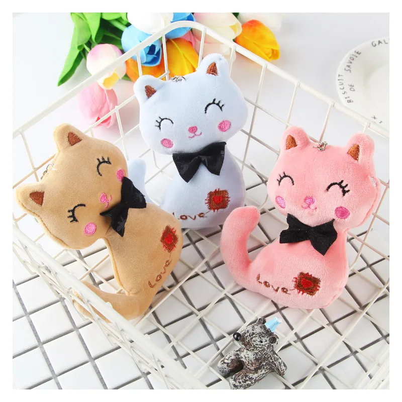 1 шт. животных мягкие Kitty брелок с котом игрушка Размеры новых кошка плюшевая