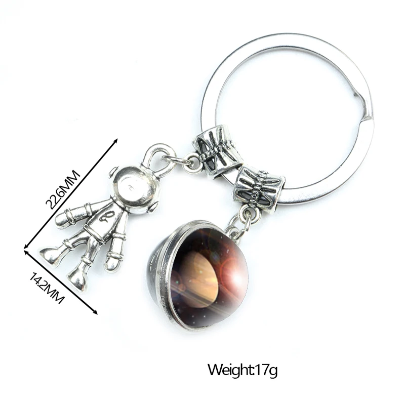 Брелок для ключей космонавт робот Космический космический человек солнечная