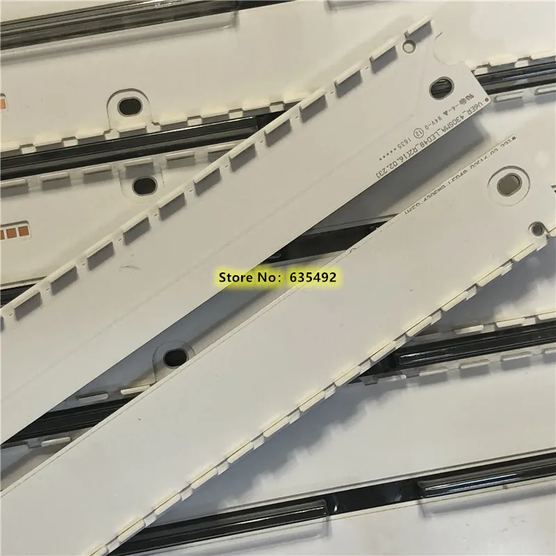 

2pcs/kit LED Backlight strip For BN96-39678A 39679A 39677A 39676A UN43KU7500 CY-VK043HGAV3H UE43KU6655 UE43KU6659 ue43ku6400