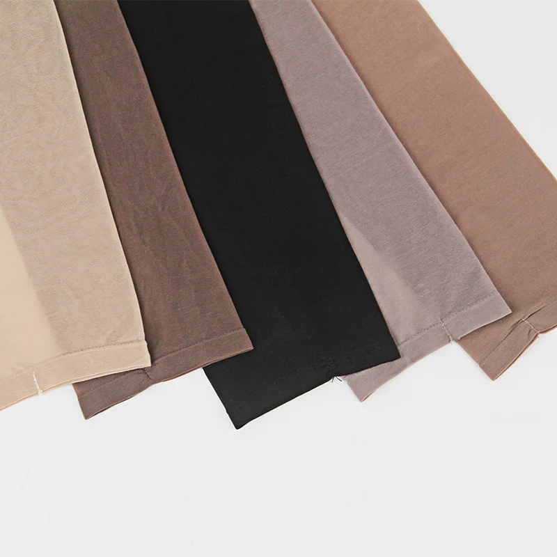 

6 pairs of fishmouth stockings women's ultra-thin open toe pantyhose sexy anti hook black silk stockings in spring and summer
