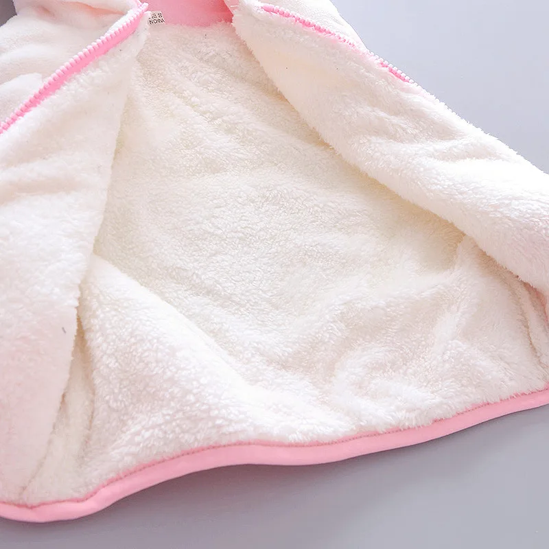 3 шт. детская зимняя толстовка с капюшоном и жилет|Комплекты одежды для девочек| |