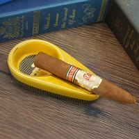 cohiba portable cigar ashtray home ceramic ashtray luxury tobacco 1 rest holder cigar ashtray