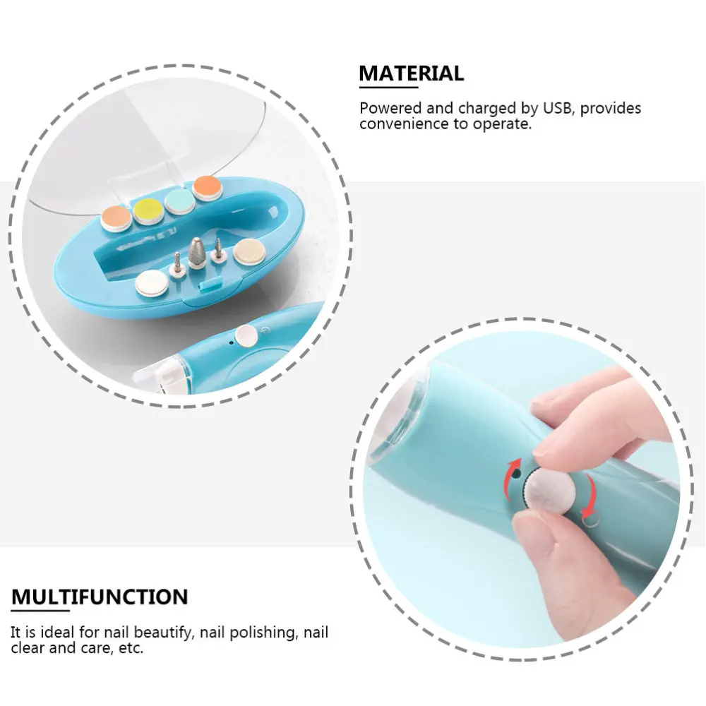 

1 Set Multi-purpose Grinding Head Nail Grinder Electric Nail Art Grinder Kit