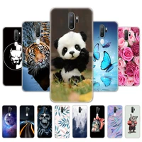 case for oppo a9 a5 2020 case soft tpu phone shell back for oppoa9 oppoa5 a 9 coque a 5 cover silicon funda 6 5 panda tiger cat