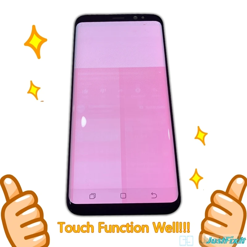 Сгорание в тени SAMSUNG Galaxy S9 LCD сенсорный экран дигитайзер + Plus G960F G965 с рамкой