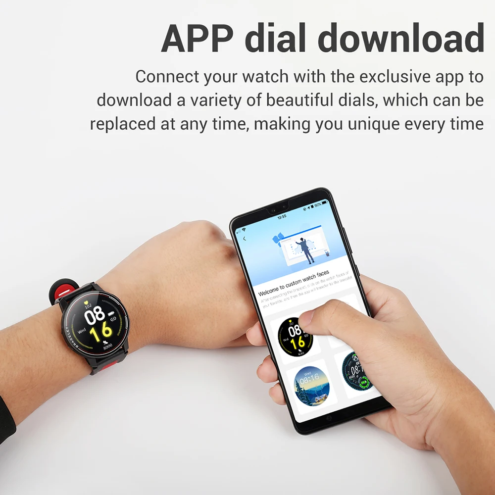 

New L6 Smart Watch IP68 Waterproof Sport Fitness Tracker Heart Rate Monitor Bluetooth Men Women Smartwatch For Xiaomi Huawei